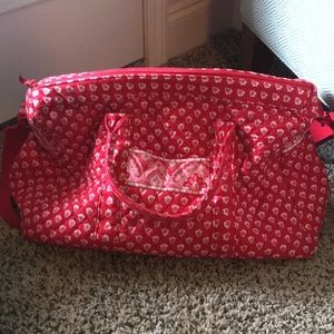 Vera Bradley Nantucket Red travel tote